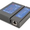 Tester kabli sieciowych i komunikacyjnych LED, kat.5e-kat.6A, (RJ45, RJ12, RJ11), Auto-Scan z PoE DN-14001-2