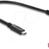 80660 USB 5 Gb/s cable, C plug to 90° Micro-B plug, 0.3 m