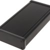 Aluminum enclosure, (L x W x H) 160 x 78 x 27 mm, black (RAL 9005), IP54, 1455J1602BK