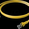 CPP1OYAYAY0100 Cat.6a patch cable, DualBoot, PushPull, S/FTP, yellow, 10 m