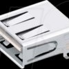 416-1-S-BS0 USB socket, type A, THT