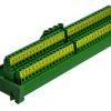 DIN Rail Mount 2x32 Position Screw Terminal Block Power Distribution Module