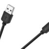 Kabel USB wtyk A - wtyk micro B, 1m czarny; Blow HQ