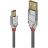 LINDY 36634 USB cable USB 2.0 USB-A plug, USB-Mini-B plug 5.00 m Grey