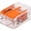 Złączka uniwersalna WAGO na 2 przewody maks. 4mm2; 221-412