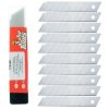 Ostrza łamane wymienne do noża 18mm 10szt TOP TOOLS