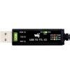 Waveshare Industrial USB TO TTL (C) 6pin Serial Cable, Original FT232RNL Chip, Multi Protection Circuits, Multi Systems Support,