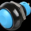 IPR3SAD1 Round push button, Ø 12 mm, 0.2 A - 250 VAC, blue