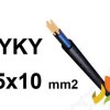 Kabel ziemny YKY 5x10 mm2 RE HD (0,6/1kV) miedziany NYY-O (bębnowy) G-007563 TELEFONIKA
