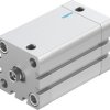 Siłownik pneumatyczny skok: 50mm Festo Ø 40mm dwustronnego działania Action 101.1mm ADN-40-50-I-P-A G 1/8