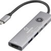Stacja dokująca USB-C® Renkforce RF-DKS-908 zasilanie USB-C®