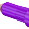 2 mm socket, round plug connection, mounting Ø 4.9 mm, purple, 23.1012-26