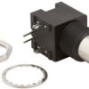 BNC panel socket 50 Ω, solder connection, angled, 031-5538-1010