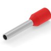 Końcówka tulejkowa długość 10mm Czerwony średnica 1.40mm Izolowane TE Connectivity