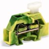 2-wire terminal, spring-clamp connection, 0.08-2.5 mm², 1 pole, 24 A, 6 kV, yellow/green, 261-307/331-000