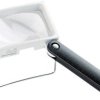 Lupa ręczna Eschenbach 2034 Współczynnik powiększenia: 3.5 x Rozmiar soczewki: (D x S) 75 mm x 50 mm biały, czarny