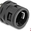 60455 Conduit Fitting with brass external thread M25 black 2 pieces