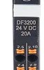 Distribution module for supply voltage, (W x H x D) 12.5 x 80 x 98.5 mm, DF3200