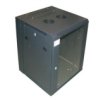 Szafa 19Cali Wisząca Kern 15U 600X600 Ral9004 Szkło