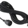 Przewód Zasilający, 10M, 16 A, Czarny, Złącze A: Cee 7/7, Schuko, Złącze B:...