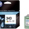 Tusz HP C8766EE (343), oryginalny, kolor