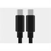 Przyłącze USB typ C wtyk - USB typ C wtyk 60W 3m czarne