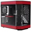 HYTE Y60 Tempered Glass Midi Tower Obudowa do komputera czarno-czerwony