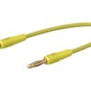 Przewód pomiarowy 28.0047-01524, 10A, 30 → 60V, kolor: Żółty, dł. 15cm, Staubli