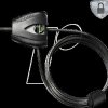 8417EURDPRO Bicycle cable lock, Ø 5 mm, 180 cm