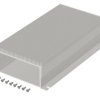 Aluminum enclosure kit, (L x W x H) 105 x 220 x 48 mm, natural, IP40, 97418220.HMT1