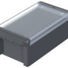 Bopla B 221309 PC-V0-G 7024 (96025234) - obudowa uniwersalna z przezroczystą pokrywą (231 x 125 x 90 mm)