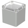 PC enclosure, (L x W x H) 82 x 80 x 85 mm, light gray (RAL 7035), IP66, 02225100