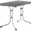 Sieger 5160-20 Stół składany Polytec (HPL)120x80 cm, grafit/łupek antracyt