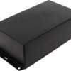 ABS enclosure, (L x W x H) 193 x 112 x 56 mm, black (RAL 9005), IP54, 1591XXEFLBK