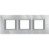 AXOLUTE Ramka 3 potrójna prostokątna pozioma 3X2 moduły AXOLUTE aluminium HA4802M3HHC LEGRAND