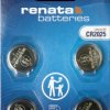 CR2025 MFR.CU Lithium-Knopfzelle, 3 V, 165 mAh, 20,0x2,5 mm, 4er-Pack