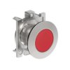 Metalowy przycisk płaski fi30mm kryty samoczynny powrót Czerwony LPFB104