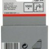 Zszywki płaskie typ 54, 12,9 x 1,25 x 12 mm Bosch Accessories 2609200221, N/A, Wymiary (D x S) 12 mm x 12.9 mm, 1000 szt