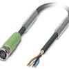 Kabel do czujników/elementów wykonawczych Phoenix Contact SAC-4P-10,0-PUR/M 8FS SH 1521944, kabel, otwarte końcówki, 1 s