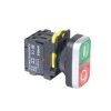 Przełącznik tablicowy monostabilny START STOP 22mm 4A/250V LA115-A z kontrolką 230V NO/NC