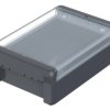 PC enclosure, (L x W x H) 191 x 125 x 60 mm, graphite gray (RAL 7024), IP66, 96024224