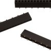 Socket header, 5 pole, pitch 2.54 mm, straight, black, 61000511921