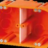 7350062 Cavity wall device socket, solid, 2-gang