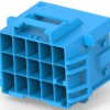 Connector, 15 pole, pitch 6 mm, straight, blue, 3-1971875-7