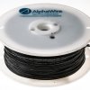 Drut do stosowania w trudnych warunkach otoczenia 0.23 mm² Czarny Alpha Wire PVC 24 AWG 300 V dł. 305m 7/0,20 mm +105°C