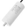 Kondensator rozruchowy do silnika 25uF 450VAC, przewody 15cm, 40x93mm