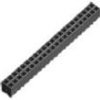 Socket header, 48 pole, pitch 2 mm, straight, black, 4-1734506-7