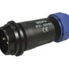 Wtyk; SP2111/P2II-1N; 2 tory; lutowany; 4,0mm2; 7-12mm; SP21; na przewód; IP68; 30A; 500V; Weipu; RoHS