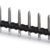 Pin header, 16 pole, pitch 5 mm, straight, black, 1933325