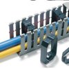Zacisk do koryt kablowych PC/ABS Uchwyt przewodu HTWD-BWR 40 x 80mm HellermannTyton